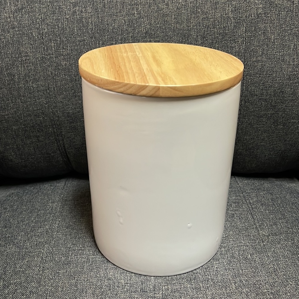 Crate & Barrel Aspen White Canister - Picture 10 of 14